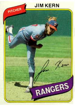1980 Topps #369 Jim Kern Front