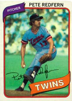 1980 Topps #403 Pete Redfern Front