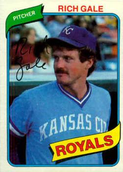 1980 Topps #433 Rich Gale Front