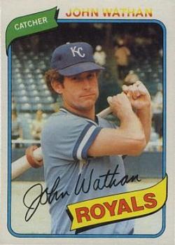 1980 Topps #547 John Wathan Front