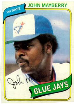 1980 Topps #643 John Mayberry Front