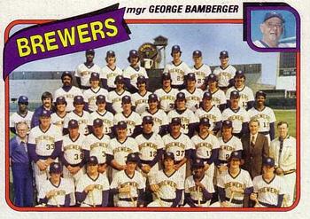 1980 Topps #659 Milwaukee Brewers / George Bamberger Front