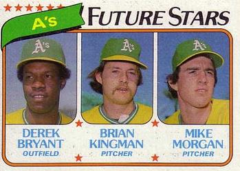 1980 Topps #671 A's Future Stars (Derek Bryant / Brian Kingman / Mike Morgan) Front
