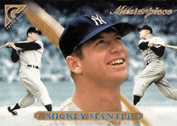 1996 Topps Gallery #MP1 Mickey Mantle Front