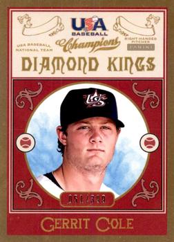 2013 Panini USA Baseball Champions - Diamond Kings #6 Gerrit Cole Front