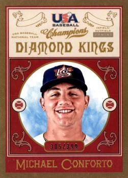 2013 Panini USA Baseball Champions - Diamond Kings #8 Michael Conforto Front