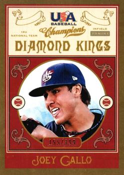 2013 Panini USA Baseball Champions - Diamond Kings #13 Joey Gallo Front