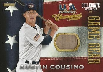 2013 Panini USA Baseball Champions - Game Gear Bats #3 Austin Cousino Front