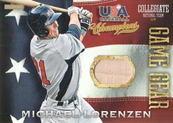 2013 Panini USA Baseball Champions - Game Gear Bats #9 Michael Lorenzen Front