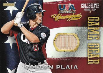 2013 Panini USA Baseball Champions - Game Gear Bats #11 Colton Plaia Front