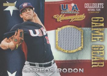2013 Panini USA Baseball Champions - Game Gear Jerseys #41 Carlos Rodon Front