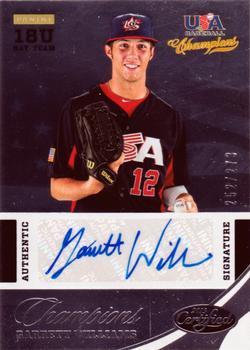 2013 Panini USA Baseball Champions - National Team Certified Signatures #42 Garrett Williams Front