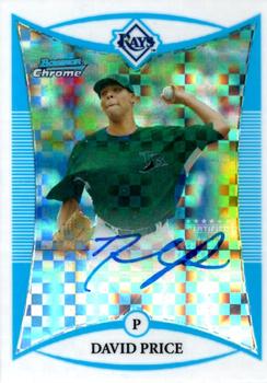 2008 Bowman - Chrome Prospects X-Fractor #BCP111 David Price Front