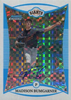2008 Bowman - Chrome Prospects X-Fractor #BCP120 Madison Bumgarner Front