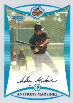 2008 Bowman - Chrome Prospects Refractor #BCP15 Anthony Martinez Front