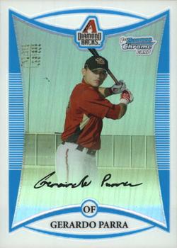 2008 Bowman - Chrome Prospects Refractor #BCP18 Gerardo Parra Front