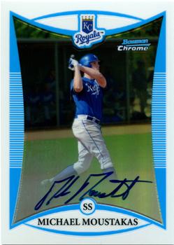 2008 Bowman - Chrome Prospects Refractor #BCP112 Mike Moustakas Front