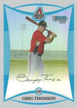 2008 Bowman - Chrome Prospects Refractor #BCP96 Greg Thomson Front