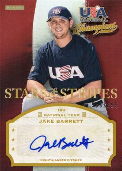2013 Panini USA Baseball Champions - Stars and Stripes Signatures #JBR Jake Barrett Front