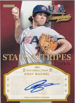 2013 Panini USA Baseball Champions - Stars and Stripes Signatures #BCK Cody Buckel Front