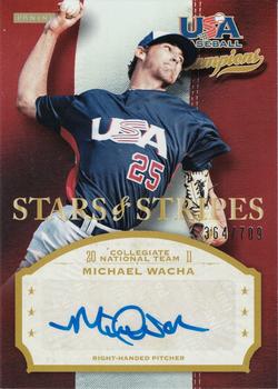 2013 Panini USA Baseball Champions - Stars and Stripes Signatures #WAC Michael Wacha Front