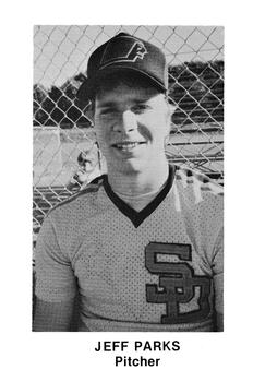 1985 Pacific Spokane Indians #NNO Jeff Parks Front