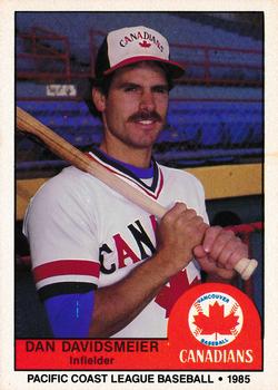 1985 Cramer Vancouver Canadians #201 Dan Davidsmeier Front