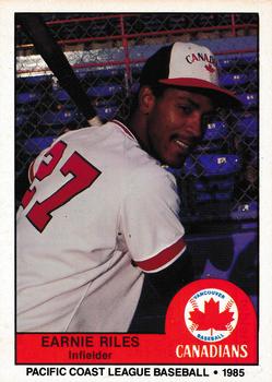 1985 Cramer Vancouver Canadians #207 Earnie Riles Front