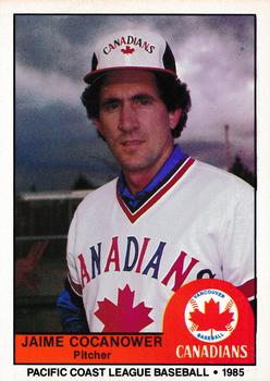 1985 Cramer Vancouver Canadians #210 Jaime Cocanower Front
