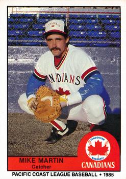 1985 Cramer Vancouver Canadians #217 Mike Martin Front