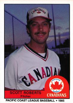 1985 Cramer Vancouver Canadians #218 Scott Roberts Front