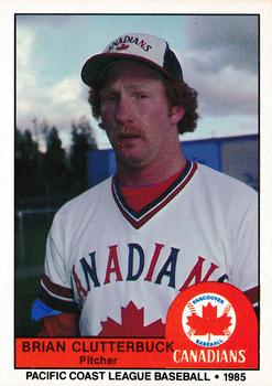 1985 Cramer Vancouver Canadians #222 Bryan Clutterbuck Front