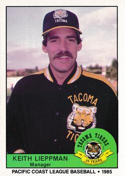 1985 Cramer Tacoma Tigers #126 Keith Lieppman Front