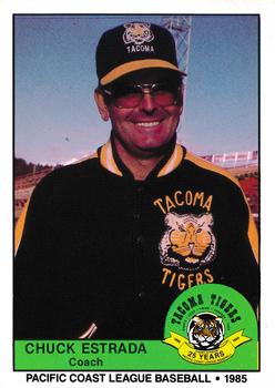 1985 Cramer Tacoma Tigers #129 Chuck Estrada Front