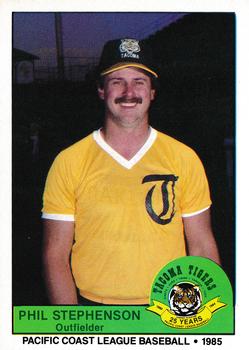 1985 Cramer Tacoma Tigers #132 Phil Stephenson Front