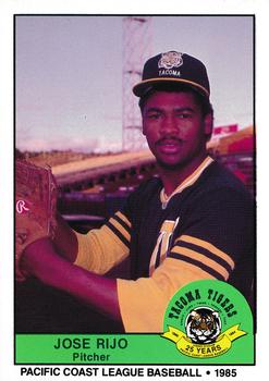 1985 Cramer Tacoma Tigers #133 Jose Rijo Front