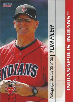 2013 Choice Indianapolis Indians #32 Tom Filer Front