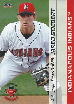 2013 Choice Indianapolis Indians #9 Jared Goedert Front