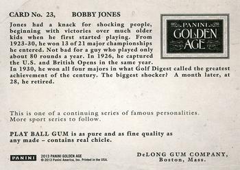 2013 Panini Golden Age - Delong Gum #23 Bobby Jones Back