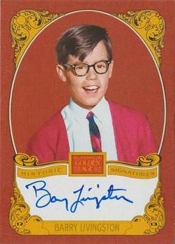 2013 Panini Golden Age - Historic Signatures #BL Barry Livingston Front