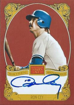 2013 Panini Golden Age - Historic Signatures #CEY Ron Cey Front