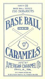 2013 Panini Golden Age - Mini American Caramel Blue Back #10 William Howard Taft Back