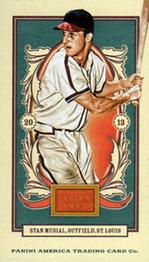 2013 Panini Golden Age - Mini American Caramel Blue Back #51 Stan Musial Front