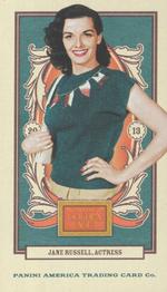 2013 Panini Golden Age - Mini Carolina Brights Green Back #54 Jane Russell Front