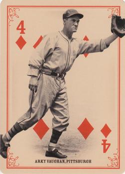 2013 Panini Golden Age - Playing Cards #4♦ Arky Vaughan Front