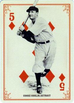 2013 Panini Golden Age - Playing Cards #5♦ Goose Goslin Front