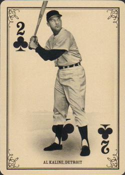 2013 Panini Golden Age - Playing Cards #2♣ Al Kaline Front
