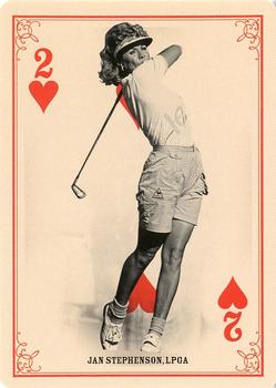 2013 Panini Golden Age - Playing Cards #2♥ Jan Stephenson Front
