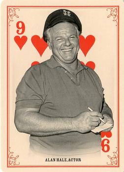 2013 Panini Golden Age - Playing Cards #9♥ Alan Hale Front