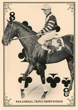 2013 Panini Golden Age - Playing Cards #8♣ War Admiral Front